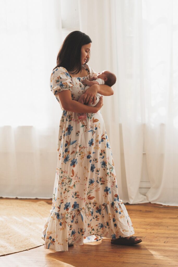 loft newborn photoshoot
