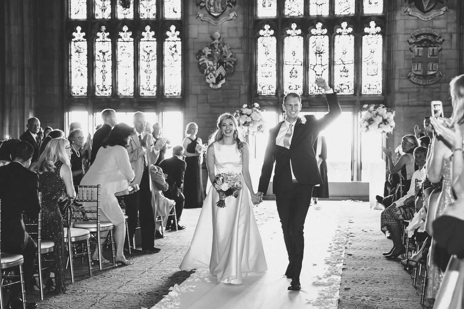 university club wedding photos