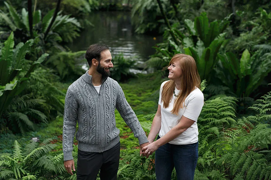 Garfield Park Conservatory Engagement Photos 1